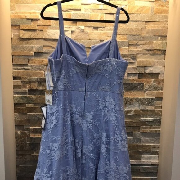 Chic Lavender Floral Women's Prom Dress - Picture 4 of 12